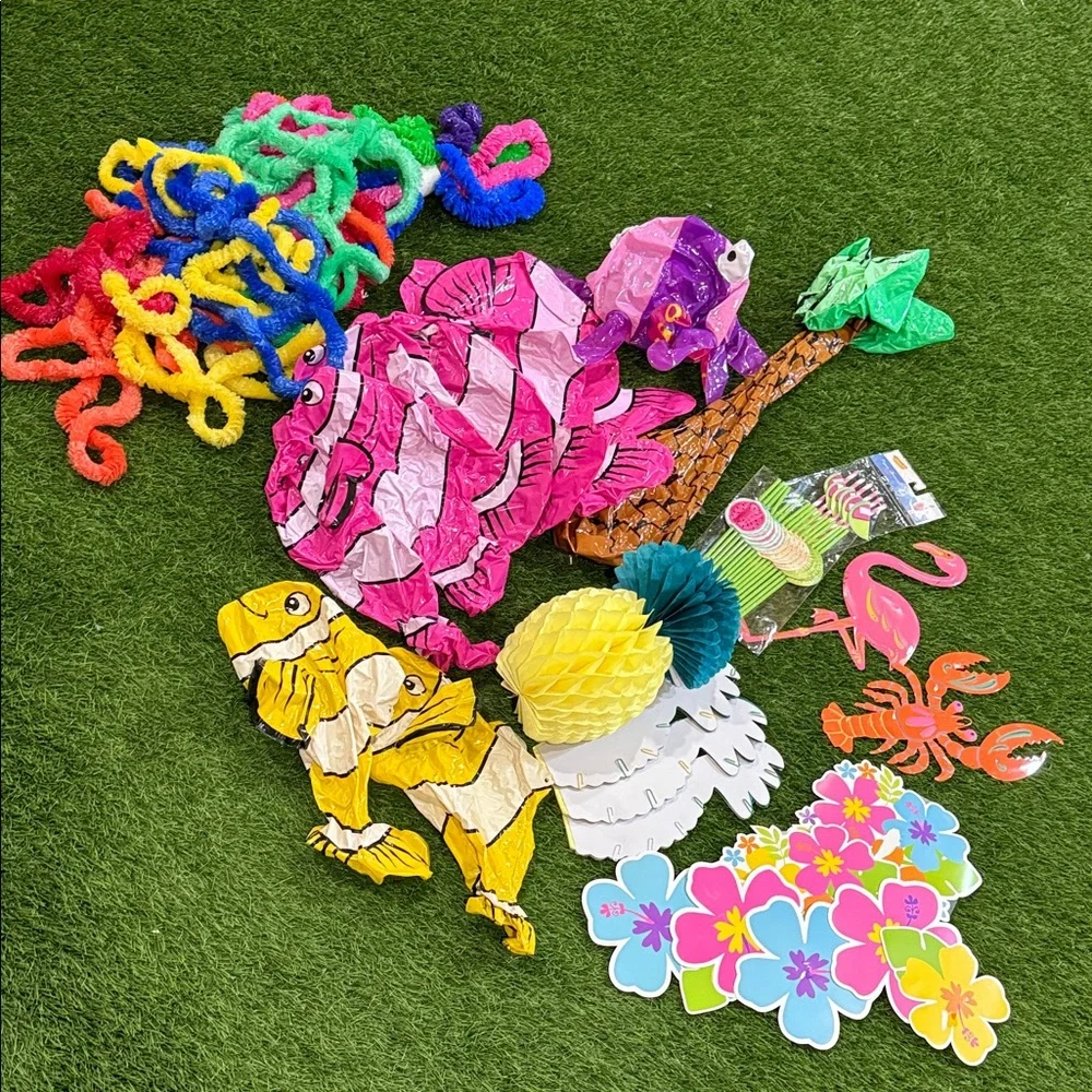 Hawaiian - Tropical - Beach - Party Decor - Giant Lot